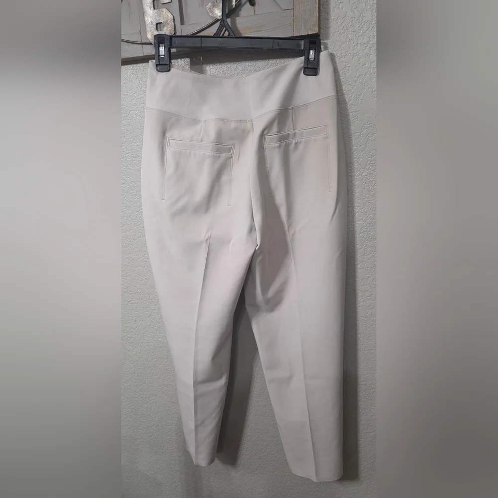 Athleta Endless High Rise Ankle Pant Size 2P Cream Color - Picture 4 of 8